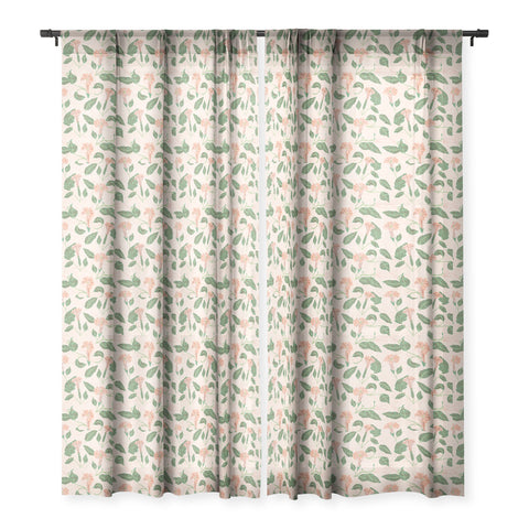 Holli Zollinger DESERT MOONFLOWER Sheer Window Curtain