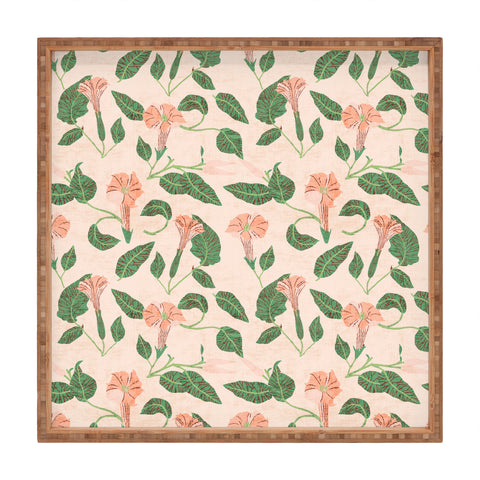 Holli Zollinger DESERT MOONFLOWER Square Tray