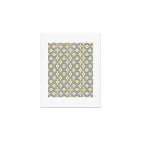 Holli Zollinger Diamond Circles Yellow Art Print
