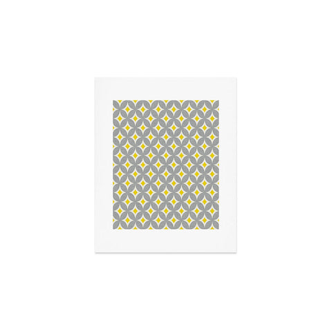 Holli Zollinger Diamond Circles Yellow Art Print