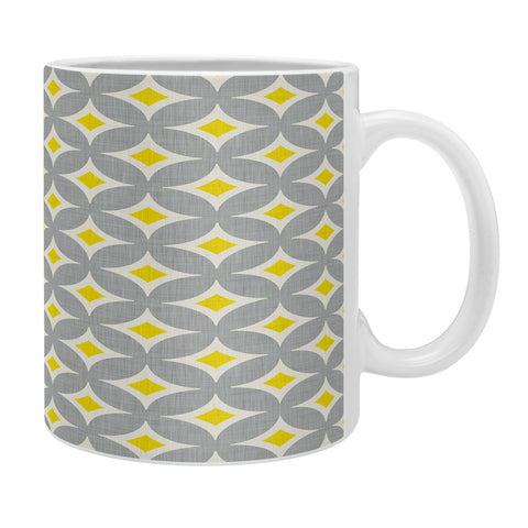 Holli Zollinger Diamond Circles Yellow Coffee Mug