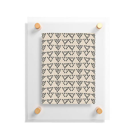 Holli Zollinger DIAMOND DOT LINEN Floating Acrylic Print