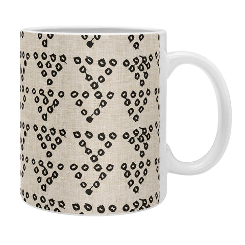 Holli Zollinger DIAMOND DOT LINEN Coffee Mug