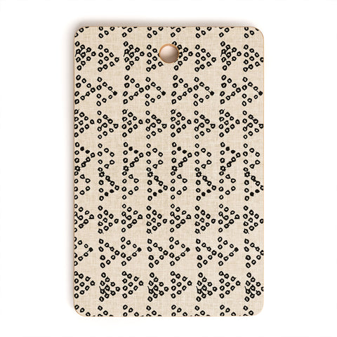 Holli Zollinger DIAMOND DOT LINEN Cutting Board Rectangle