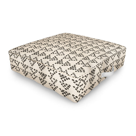 Holli Zollinger DIAMOND DOT LINEN Outdoor Floor Cushion