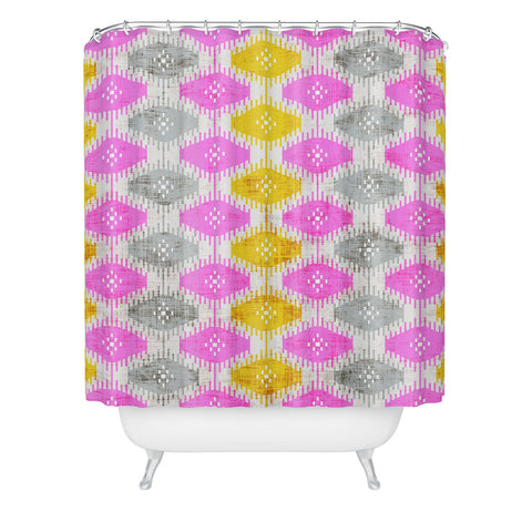 Holli Zollinger Diamond Ikat Shower Curtain