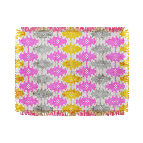 Holli Zollinger Diamond Ikat Throw Blanket