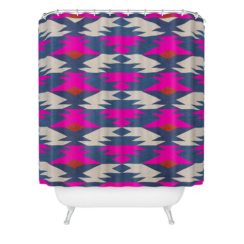 Holli Zollinger Diamond Kilim Shower Curtain