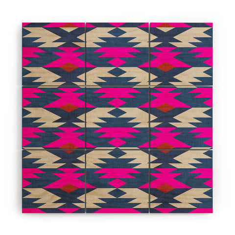 Holli Zollinger Diamond Kilim Wood Wall Mural