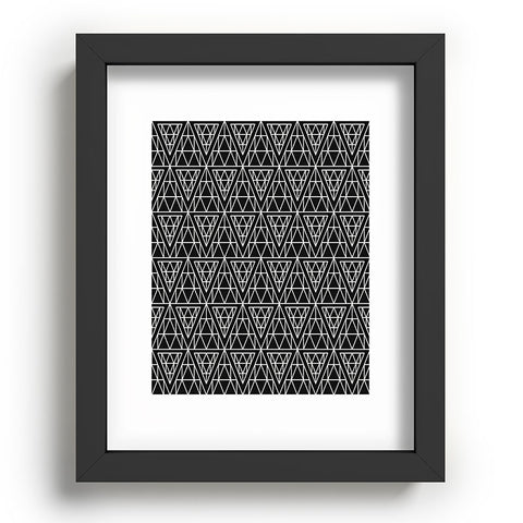 Holli Zollinger Diamond Lines Recessed Framing Rectangle