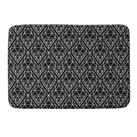 Holli Zollinger Diamond Lines Memory Foam Bath Mat