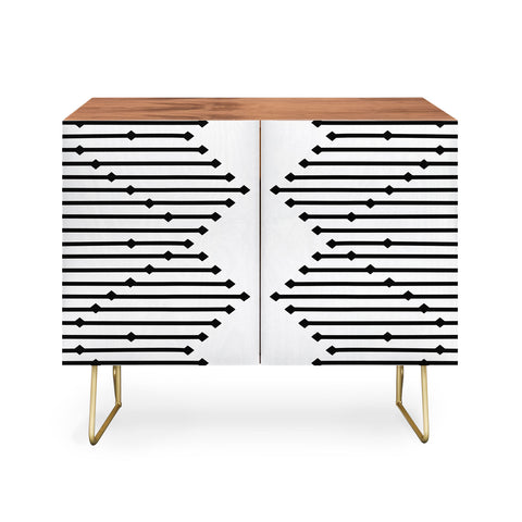Holli Zollinger Diamond Lines Credenza