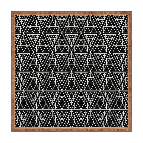 Holli Zollinger Diamond Lines Square Tray