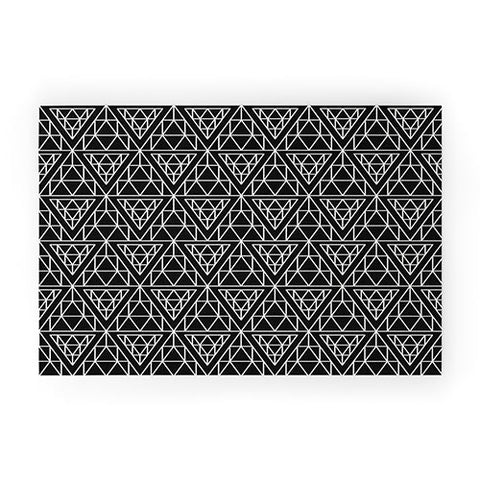 Holli Zollinger Diamond Lines Welcome Mat