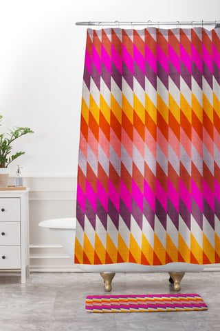 Holli Zollinger Diamonds Morocco Shower Curtain And Mat