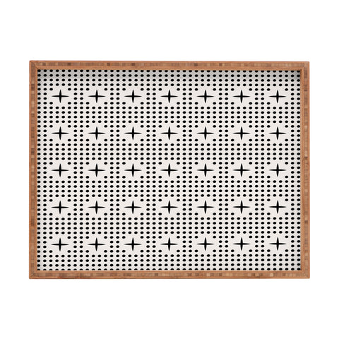 Holli Zollinger Dot And Plus Mudcloth Rectangular Tray