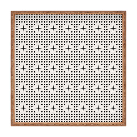 Holli Zollinger Dot And Plus Mudcloth Square Tray