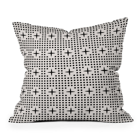 Holli Zollinger Dot And Plus Mudcloth Throw Pillow