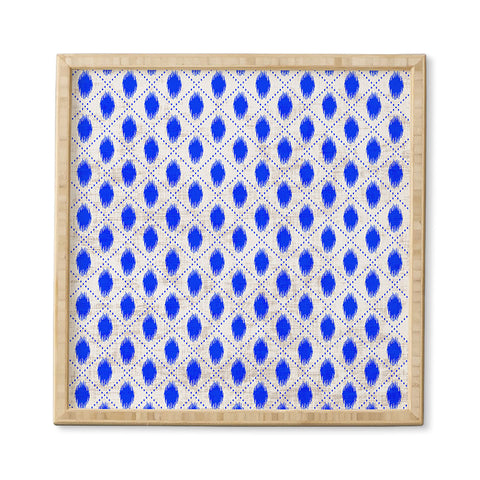 Holli Zollinger Dot Ikat Framed Wall Art