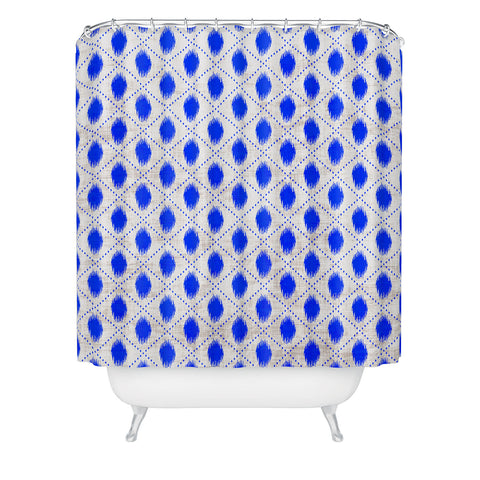 Holli Zollinger Dot Ikat Shower Curtain