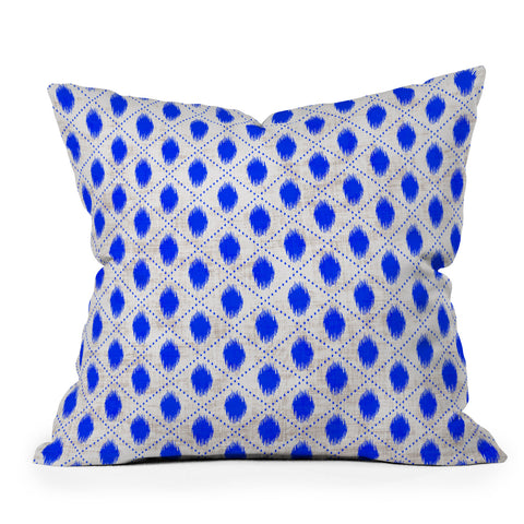 Holli Zollinger Dot Ikat Throw Pillow
