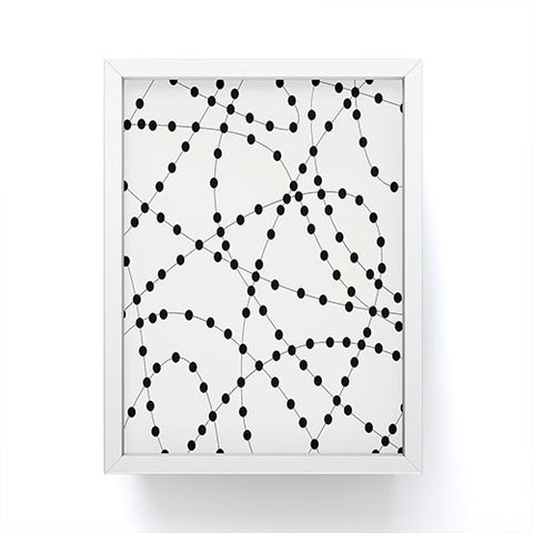 Holli Zollinger Dotted Black Line Framed Mini Art Print