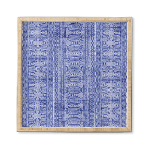 Holli Zollinger DOTTED BOHEME DENIM Framed Wall Art