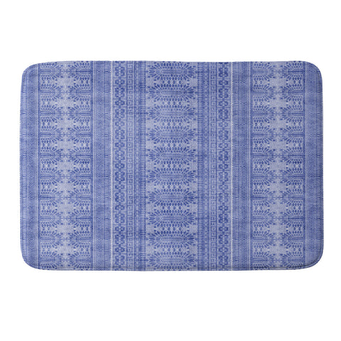 Holli Zollinger DOTTED BOHEME DENIM Memory Foam Bath Mat