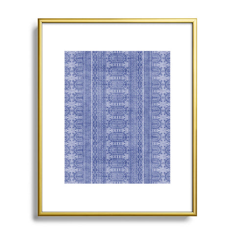 Holli Zollinger DOTTED BOHEME DENIM Metal Framed Art Print