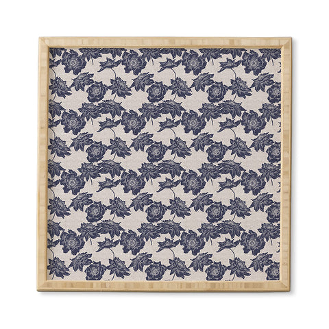 Holli Zollinger EKKO DARK POPPY Framed Wall Art