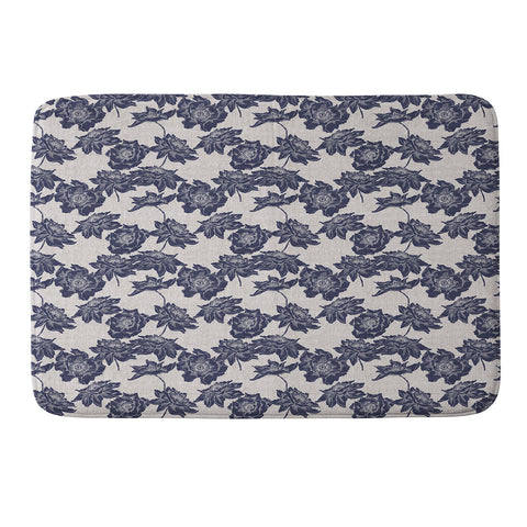 Holli Zollinger EKKO DARK POPPY Memory Foam Bath Mat