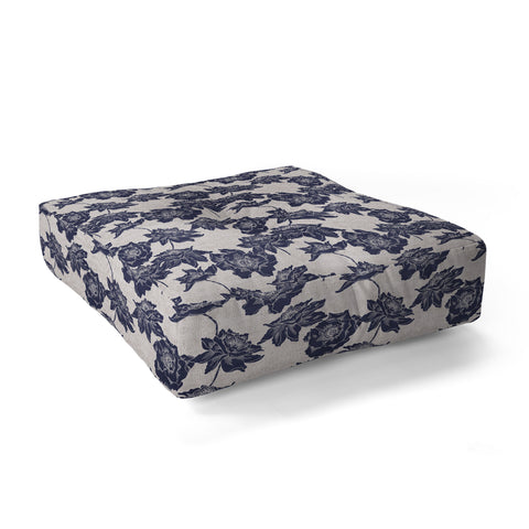 Holli Zollinger EKKO DARK POPPY Floor Pillow Square