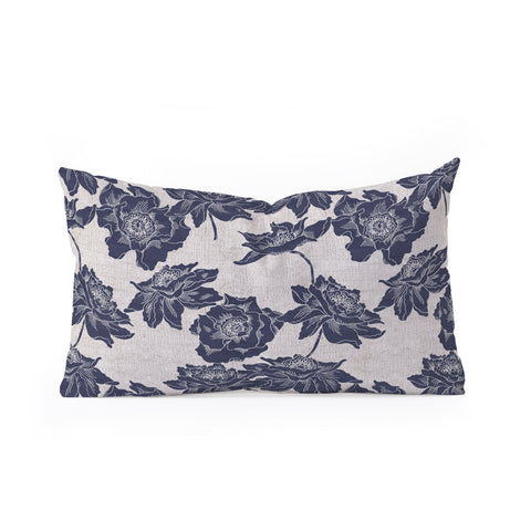 Holli Zollinger EKKO DARK POPPY Oblong Throw Pillow