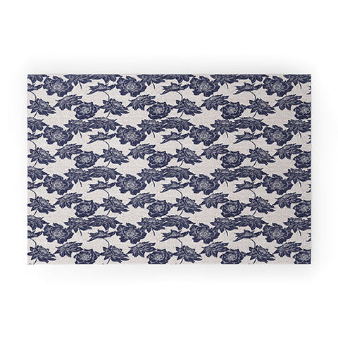 Holli Zollinger EKKO DARK POPPY Welcome Mat