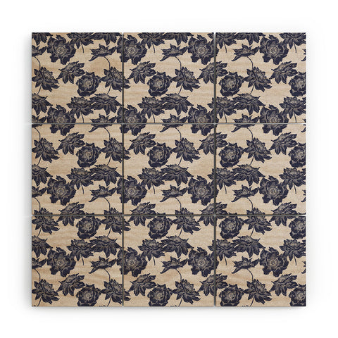 Holli Zollinger EKKO DARK POPPY Wood Wall Mural