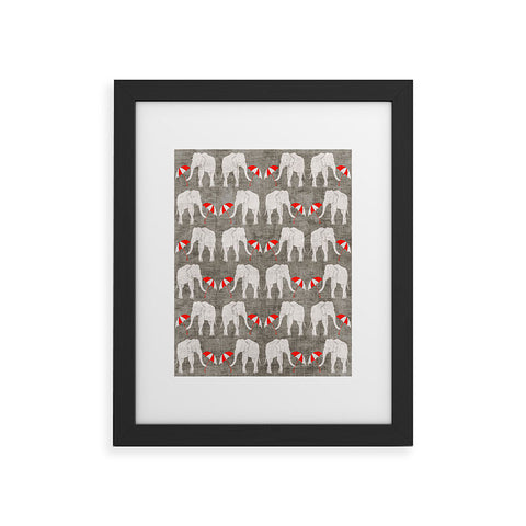 Holli Zollinger Elephant And Umbrella Framed Art Print