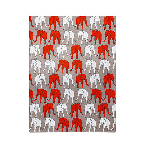 Holli Zollinger Elephant Walk Poster