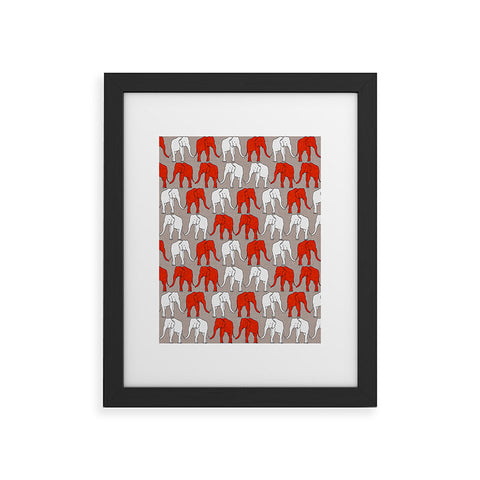 Holli Zollinger Elephant Walk Framed Art Print