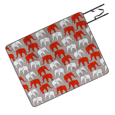 Holli Zollinger Elephant Walk Picnic Blanket