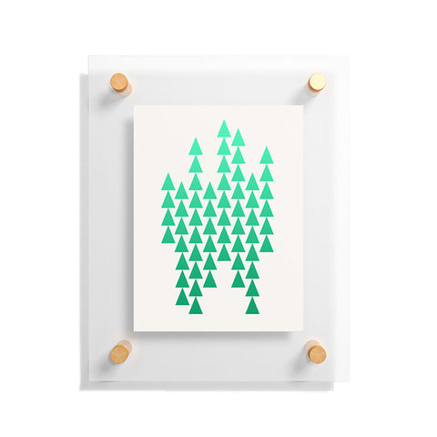 Holli Zollinger Emerald Arrowing Floating Acrylic Print