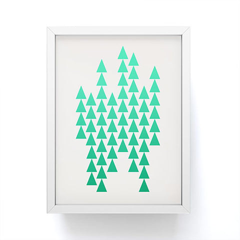 Holli Zollinger Emerald Arrowing Framed Mini Art Print