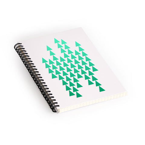 Holli Zollinger Emerald Arrowing Spiral Notebook