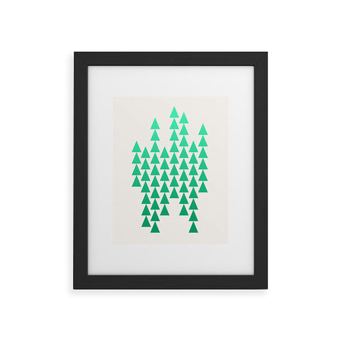 Holli Zollinger Emerald Arrowing Framed Art Print