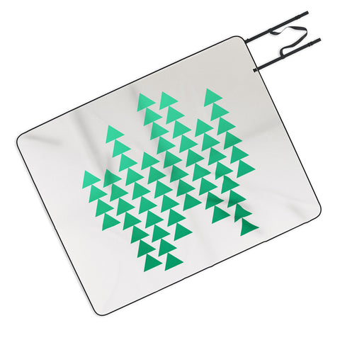 Holli Zollinger Emerald Arrowing Picnic Blanket
