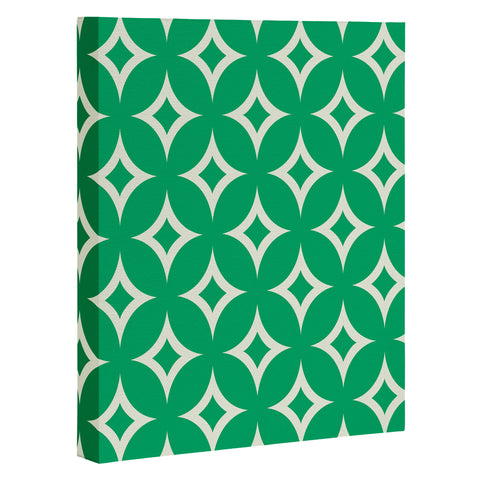 Holli Zollinger Emerald Diamonds Art Canvas