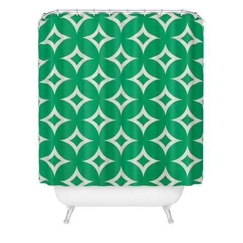 Holli Zollinger Emerald Diamonds Shower Curtain