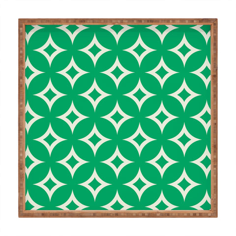 Holli Zollinger Emerald Diamonds Square Tray