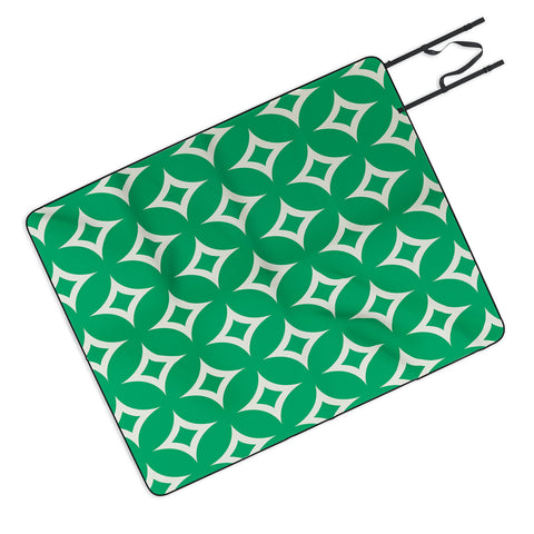 Holli Zollinger Emerald Diamonds Picnic Blanket