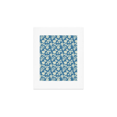 Holli Zollinger ESLE BLUE LINEN Art Print