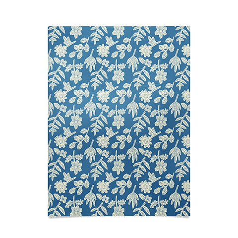Holli Zollinger ESLE BLUE LINEN Poster